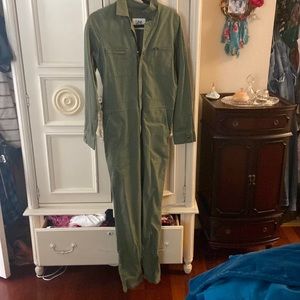 Lee jumpsuit, Free People purchase, army Green .
